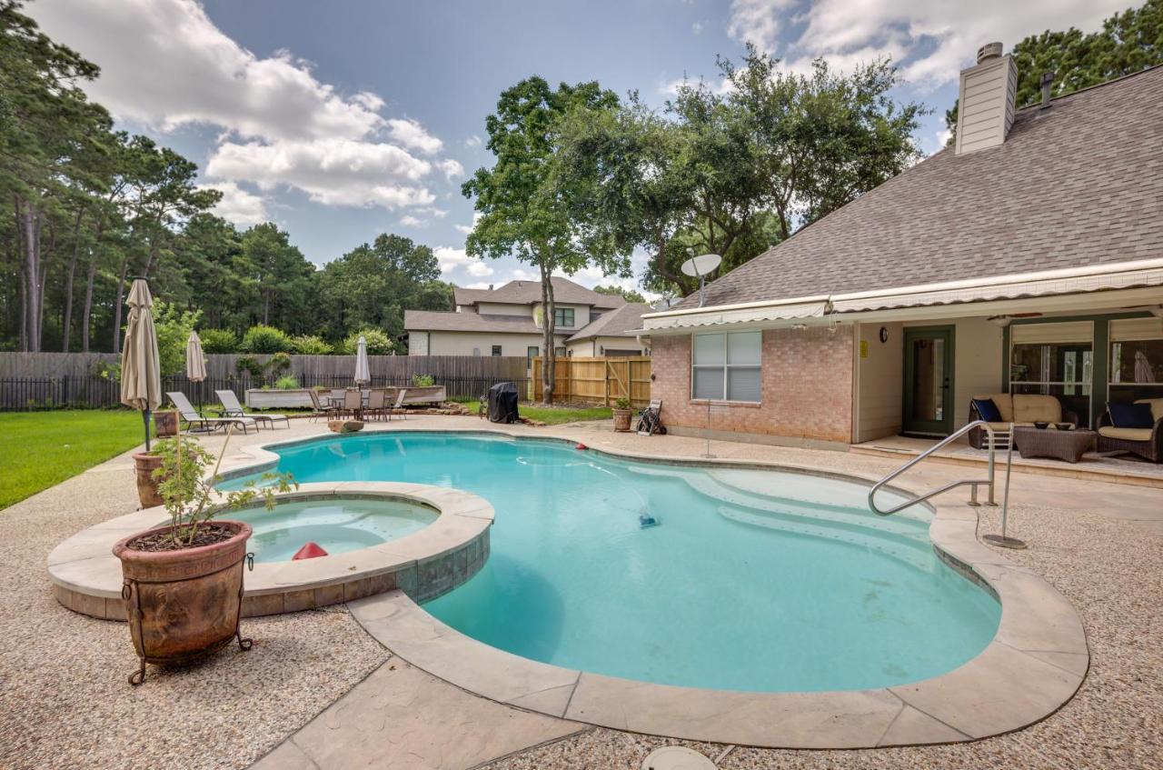 Sprawling Montgomery Oasis Pool, Near Lake Conroe Villa Dış mekan fotoğraf